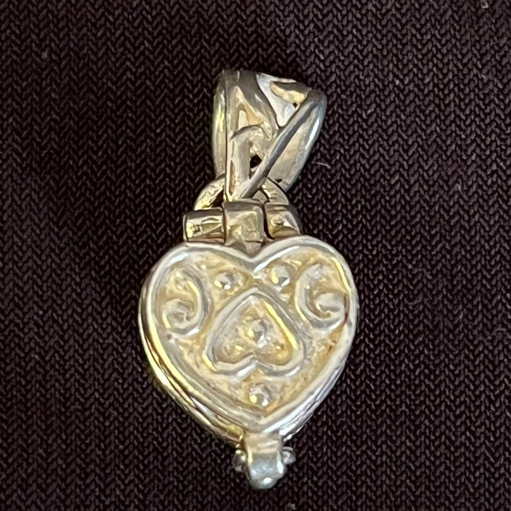 Sterling Silver Prayer or Ash Locket Charm